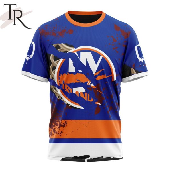 NHL New York Islanders Specialized Design Jersey With Your Ribs For Halloween Hoodie