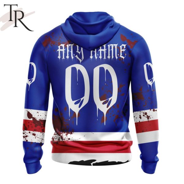 NHL New York Rangers Specialized Design Jersey With Your Ribs For Halloween Hoodie