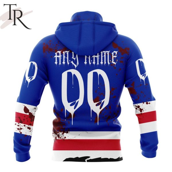 NHL New York Rangers Specialized Design Jersey With Your Ribs For Halloween Hoodie