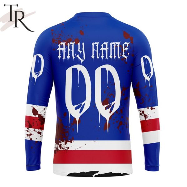 NHL New York Rangers Specialized Design Jersey With Your Ribs For Halloween Hoodie