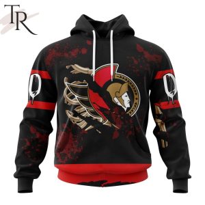 NHL Ottawa Senators Specialized Design Jersey With Your Ribs For Halloween Hoodie