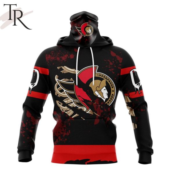 NHL Ottawa Senators Specialized Design Jersey With Your Ribs For Halloween Hoodie