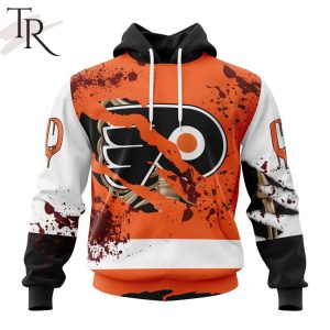 NHL Philadelphia Flyers Specialized Design Jersey With Your Ribs For Halloween Hoodie