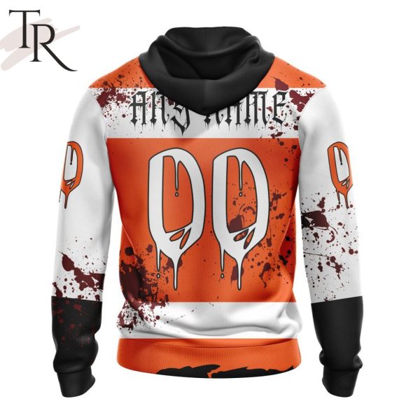 NHL Philadelphia Flyers Specialized Design Jersey With Your Ribs For Halloween Hoodie