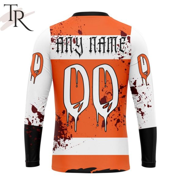 NHL Philadelphia Flyers Specialized Design Jersey With Your Ribs For Halloween Hoodie