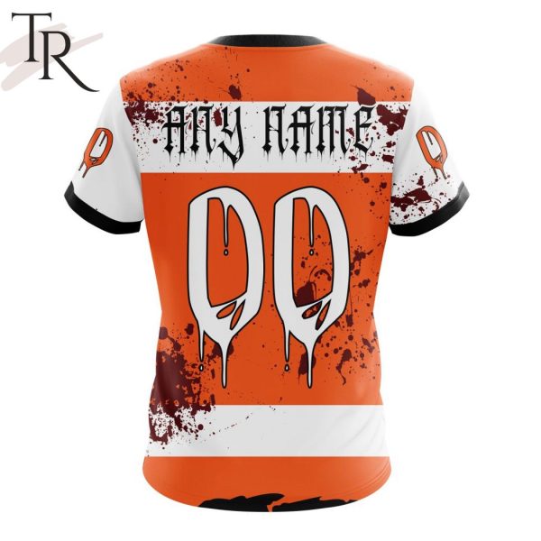 NHL Philadelphia Flyers Specialized Design Jersey With Your Ribs For Halloween Hoodie