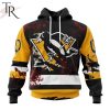 NHL Philadelphia Flyers Specialized Design Jersey With Your Ribs For Halloween Hoodie