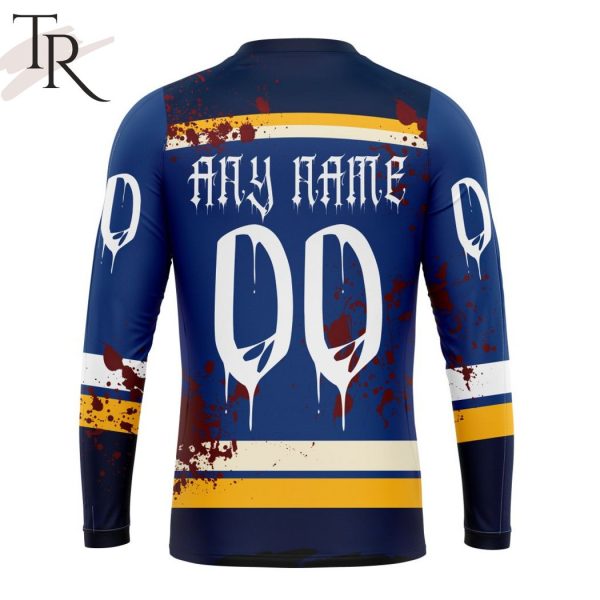 NHL St. Louis Blues Specialized Design Jersey With Your Ribs For Halloween Hoodie