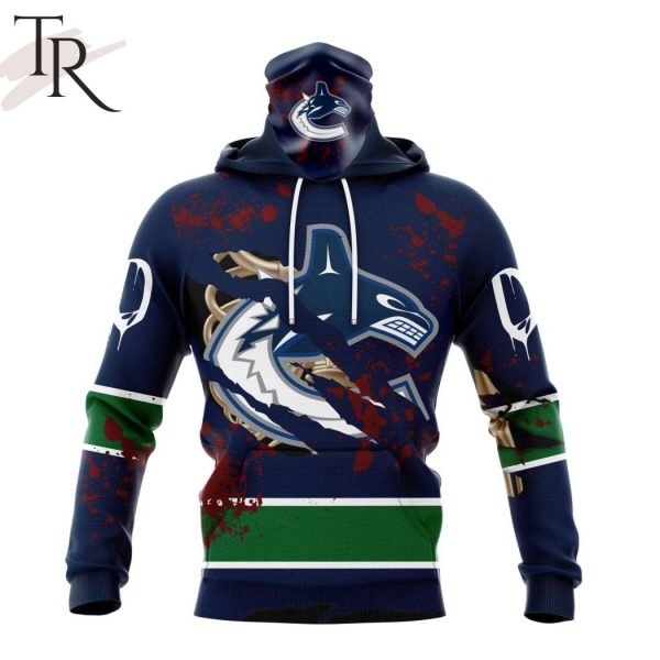 NHL Vancouver Canucks Specialized Design Jersey With Your Ribs For Halloween Hoodie