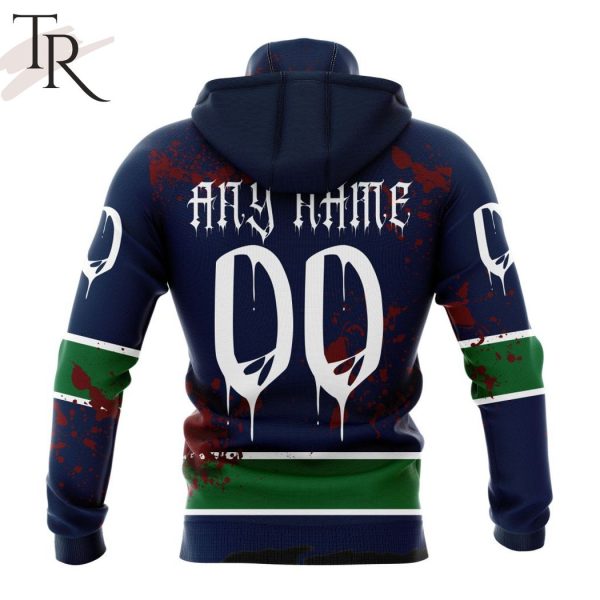 NHL Vancouver Canucks Specialized Design Jersey With Your Ribs For Halloween Hoodie