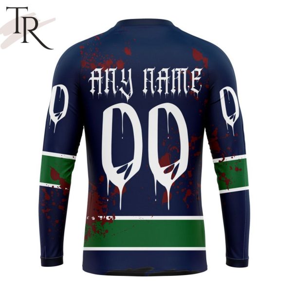 NHL Vancouver Canucks Specialized Design Jersey With Your Ribs For Halloween Hoodie