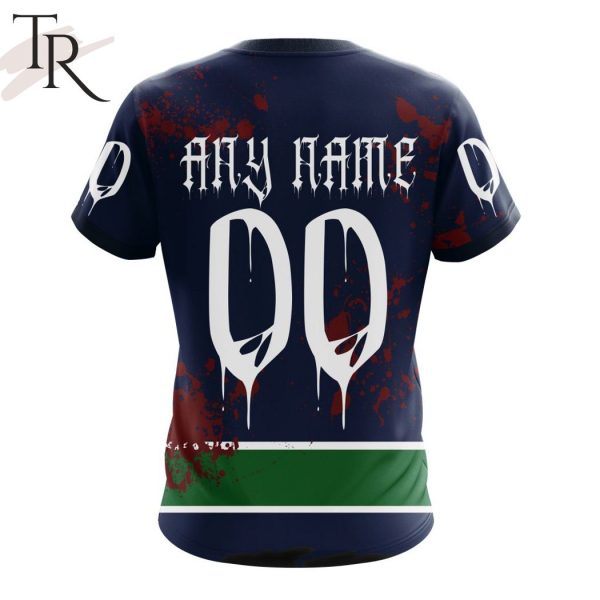 NHL Vancouver Canucks Specialized Design Jersey With Your Ribs For Halloween Hoodie