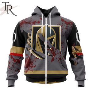 NHL Vegas Golden Knights Specialized Design Jersey With Your Ribs For Halloween Hoodie