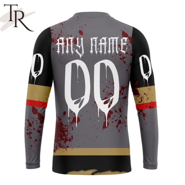 NHL Vegas Golden Knights Specialized Design Jersey With Your Ribs For Halloween Hoodie