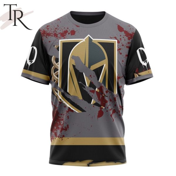 NHL Vegas Golden Knights Specialized Design Jersey With Your Ribs For Halloween Hoodie