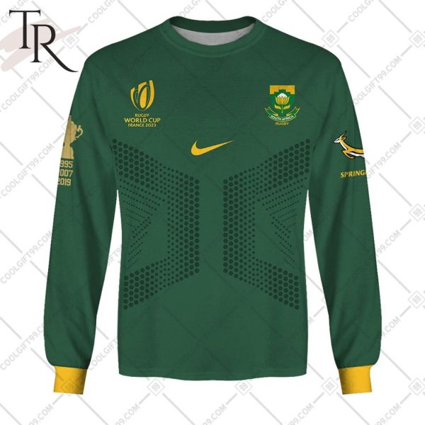 Personalized Rugby World Cup 2023 Springboks South Africa Rugby Home Jersey Hoodie