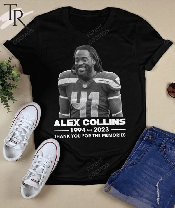 Alex Collins 1994 – 2023 Thank You For The Memories T-Shirt