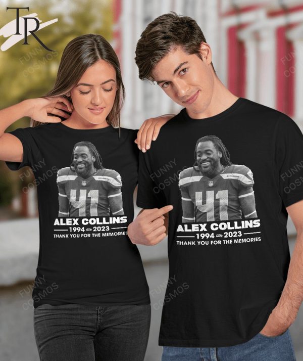 Alex Collins 1994 – 2023 Thank You For The Memories T-Shirt