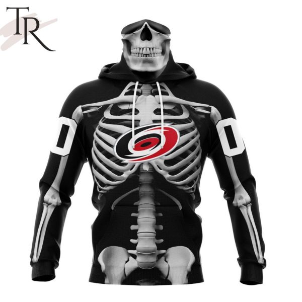 NHL Carolina Hurricanes Special Skeleton Costume For Halloween Hoodie