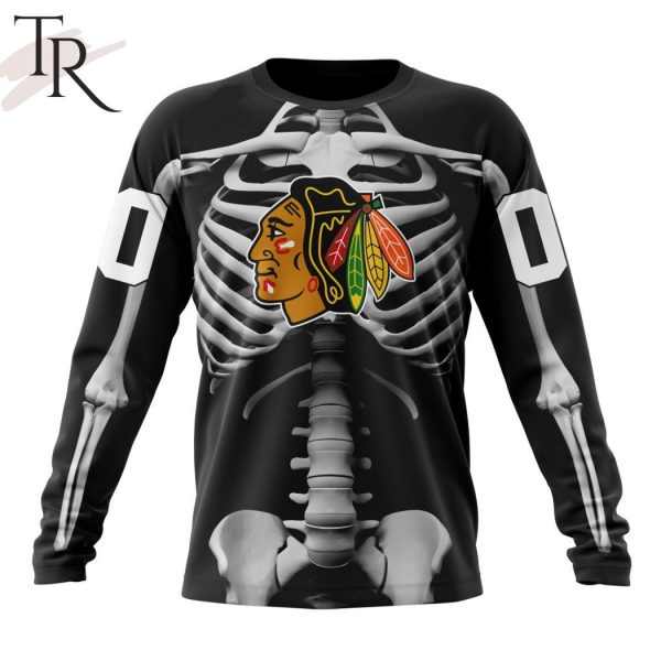 Chicago blackhawks skeleton store jersey