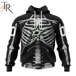 NHL Dallas Stars Special Skeleton Costume For Halloween Hoodie