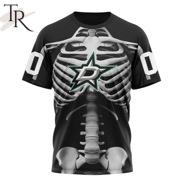 NHL Dallas Stars Special Skeleton Costume For Halloween Hoodie