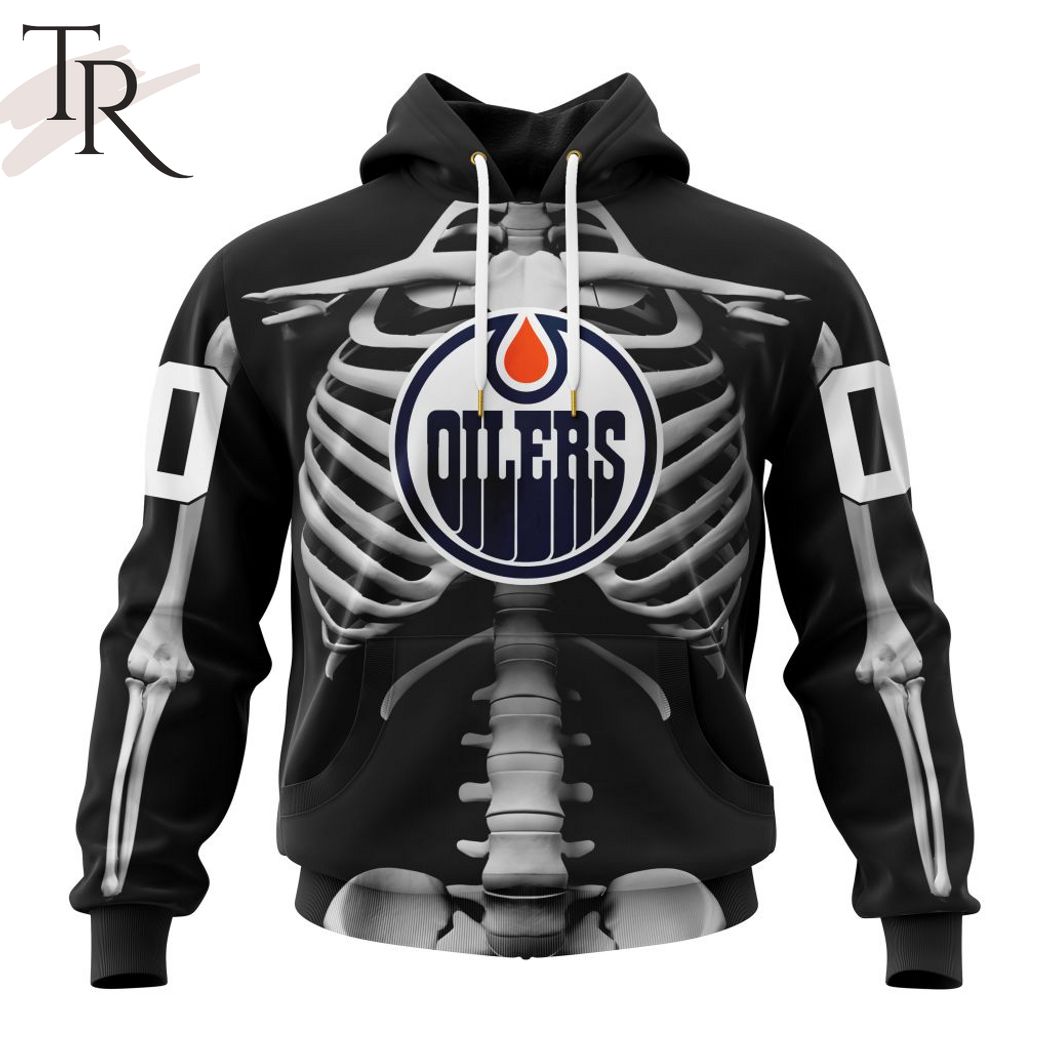 NHL Edmonton Oilers Specialized Design Jersey With Your Ribs For Halloween  Hoodie - Torunstyle