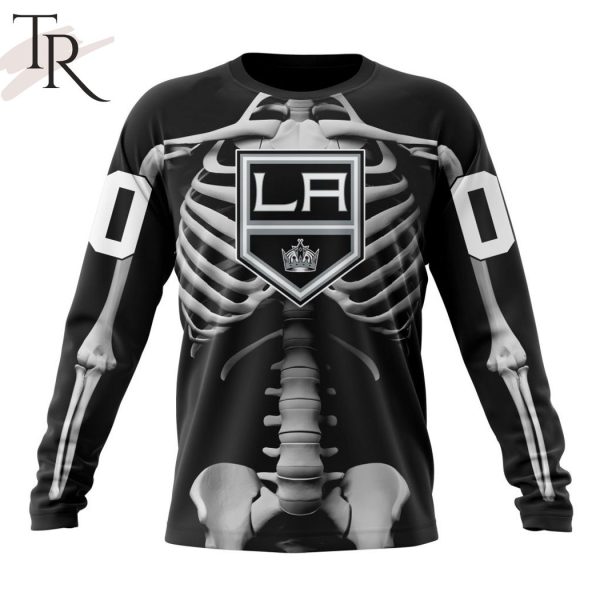 NHL Los Angeles Kings Special Skeleton Costume For Halloween Hoodie