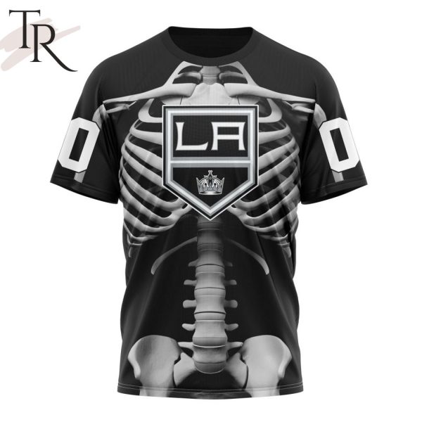 NHL Los Angeles Kings Special Skeleton Costume For Halloween Hoodie