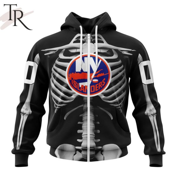 NHL New York Islanders Special Skeleton Costume For Halloween Hoodie