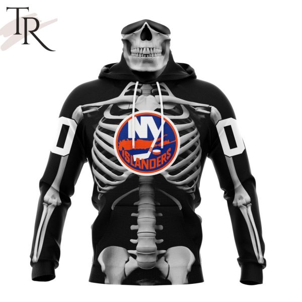 NHL New York Islanders Special Skeleton Costume For Halloween Hoodie