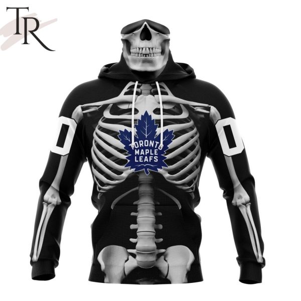 NHL Toronto Maple Leafs Special Skeleton Costume For Halloween Hoodie