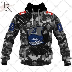 Personalized CFL Toronto Argonauts Special Camo Armed Forces Design Hoodie