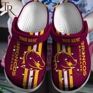 NRL – Brisbane Broncos Personalized Crocs For All Fans – Limited Edition