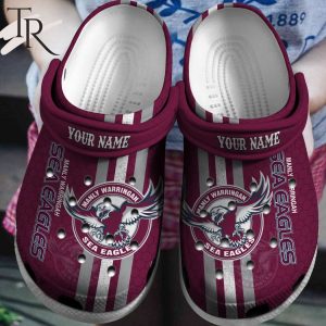 NRL – Manly-Warringah Sea Eagles Personalized Crocs For All Fans – Limited Edition