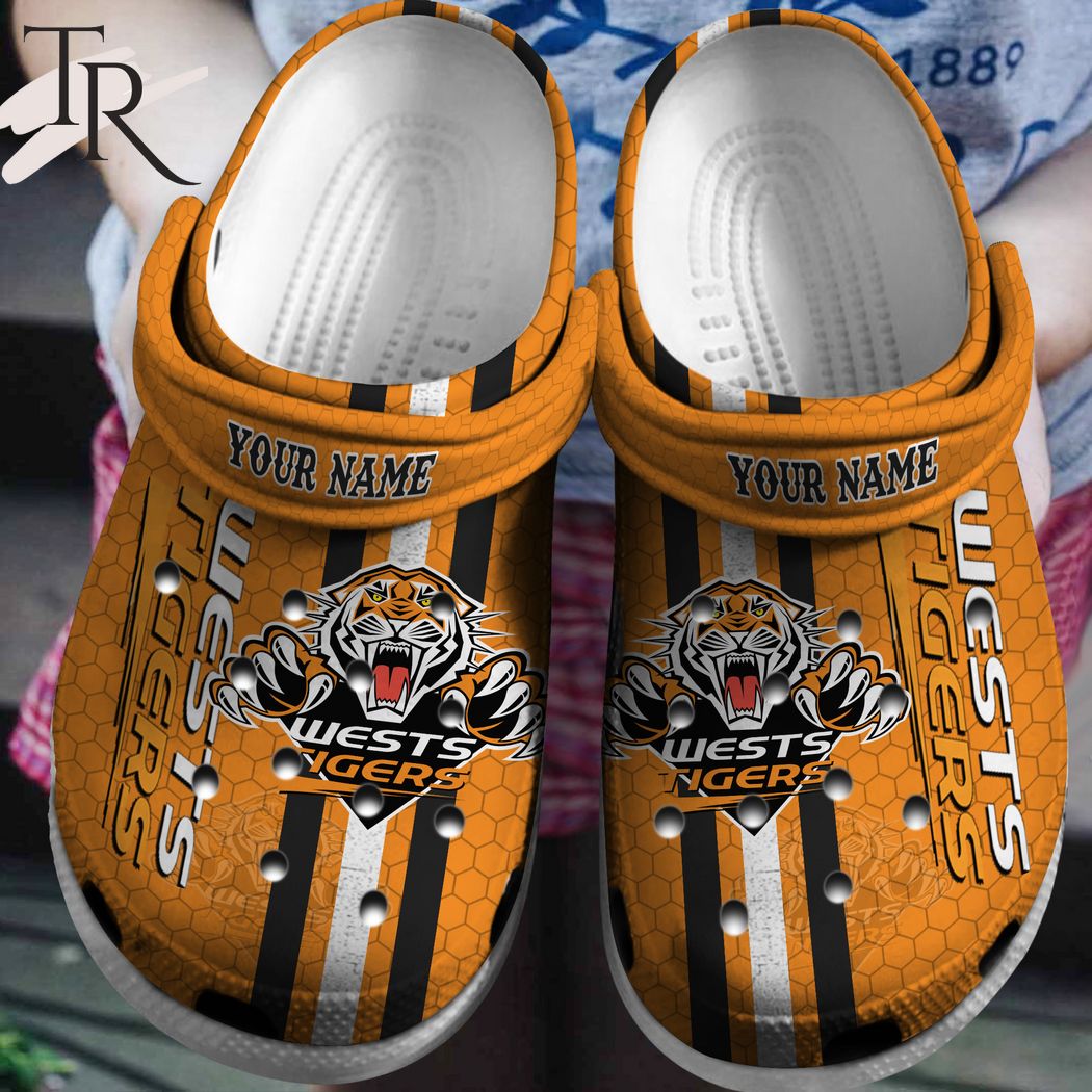 NRL - Wests Tigers Personalized Crocs For All Fans - Limited Edition