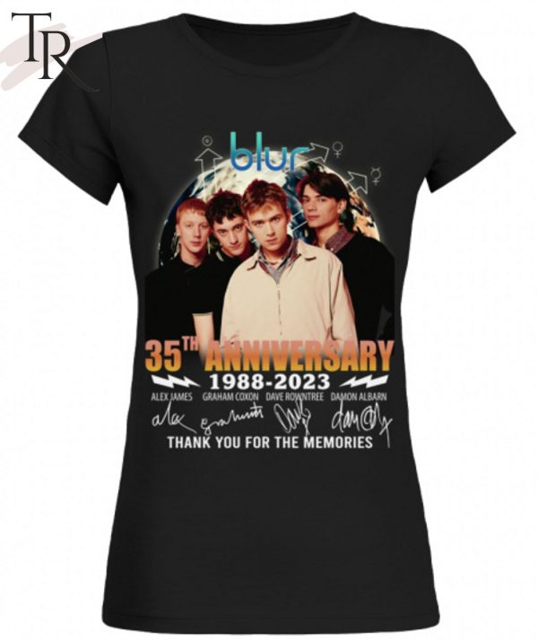 Blur 35th Anniversary 1988 – 2023 Thank You For The Memories T-Shirt