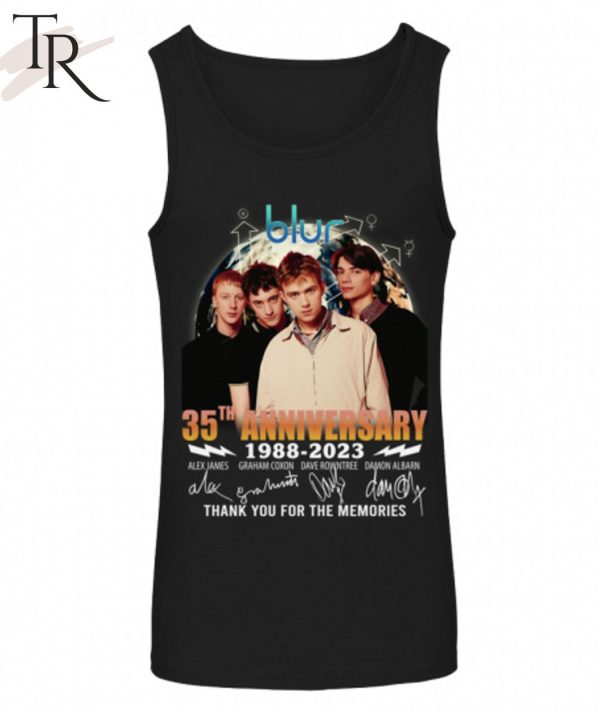 Blur 35th Anniversary 1988 – 2023 Thank You For The Memories T-Shirt