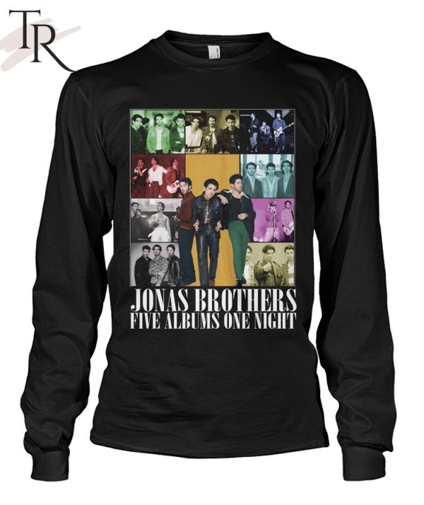 Jonas Brothers Five Albums One Night Unisex T-Shirt