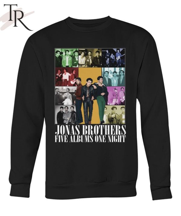 Jonas Brothers Five Albums One Night Unisex T-Shirt