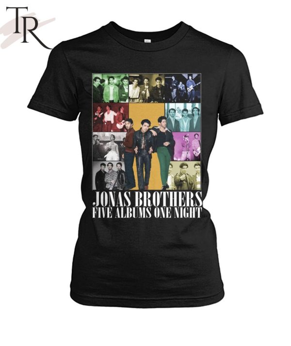 Jonas Brothers Five Albums One Night Unisex T-Shirt