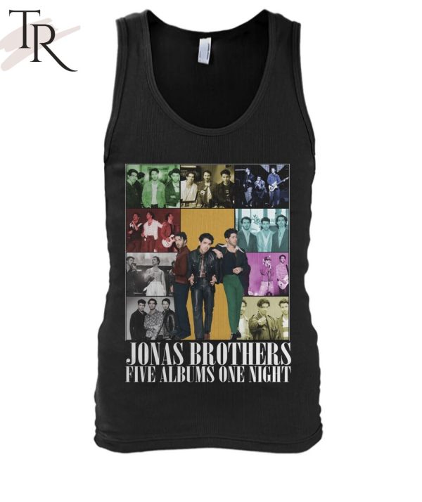 Jonas Brothers Five Albums One Night Unisex T-Shirt