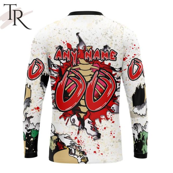 NHL Anaheim Ducks Special Zombie Style For Halloween Hoodie