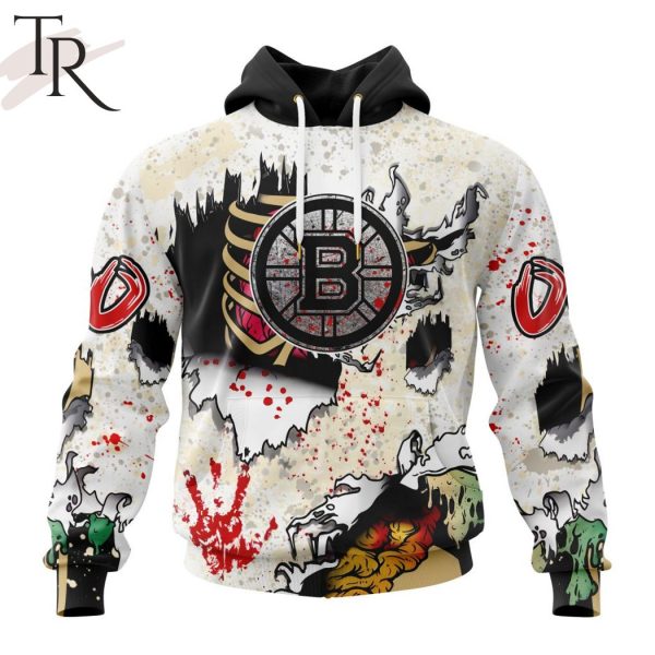 NHL Boston Bruins Special Zombie Style For Halloween Hoodie