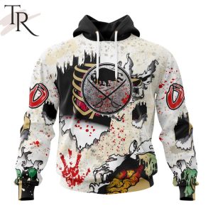 NHL Buffalo Sabres Special Zombie Style For Halloween Hoodie