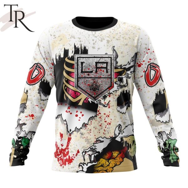 NHL Los Angeles Kings Special Zombie Style For Halloween Hoodie