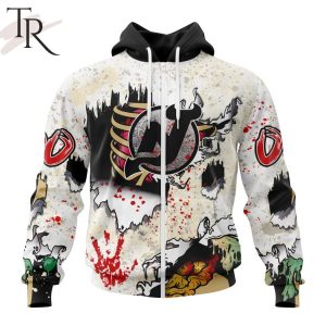 NHL New Jersey Devils Special Zombie Style For Halloween Hoodie
