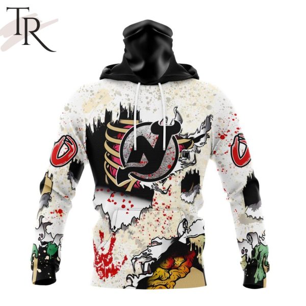 NHL New Jersey Devils Special Zombie Style For Halloween Hoodie