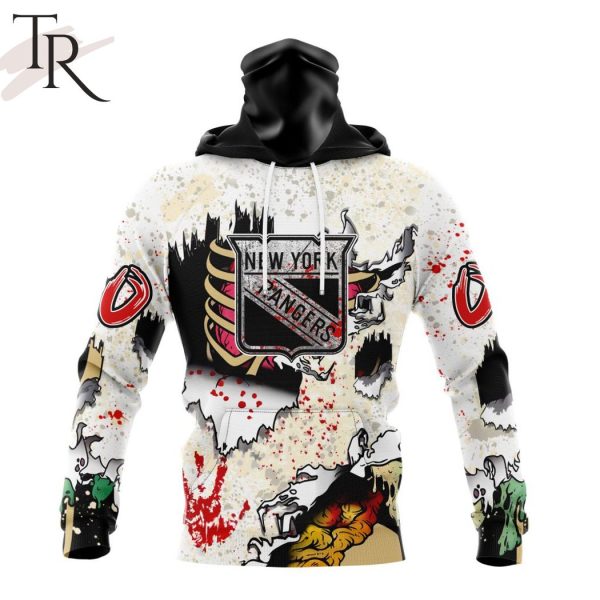 NHL New York Rangers Special Zombie Style For Halloween Hoodie