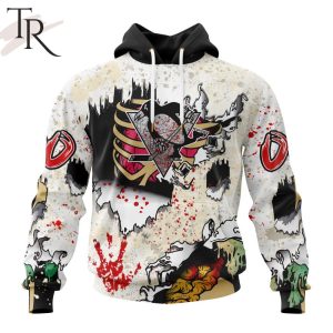 NHL Pittsburgh Penguins Special Zombie Style For Halloween Hoodie